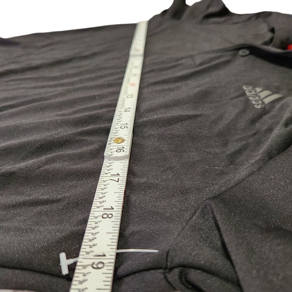 Adidas Primegreen Polo Shirt Small Black Golf Shirt Lightweight. New - Picture 3 of 9